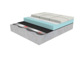 Firestone 3d Build Up Epdm Inverted System With Pavers + Vgard